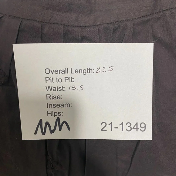 Banana Republic A Line Embroidered Brown Skirt 0 - Picture 5 of 5